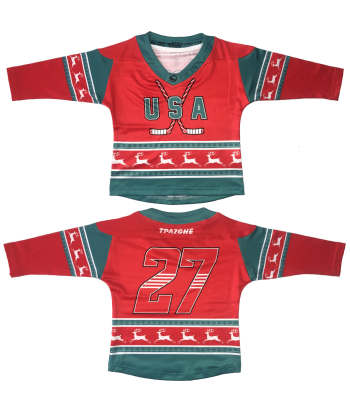 custom sublimation baby hockey jerseys